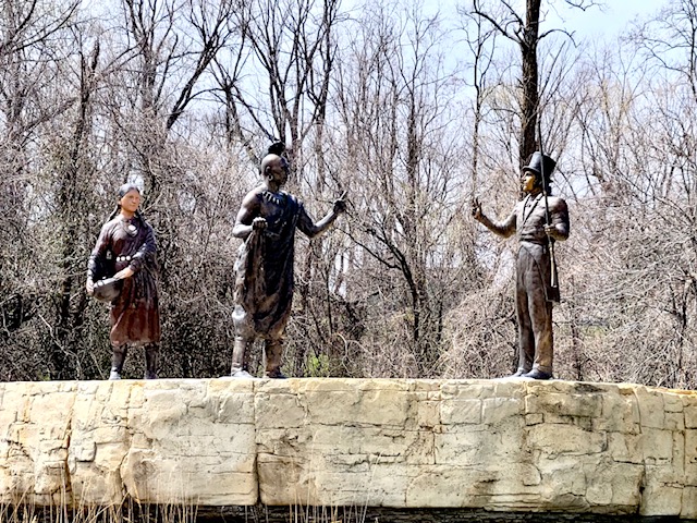 Osage Woman Statue
