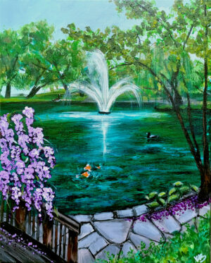 Kindra Back | Loose Park Lake Fountain | $160