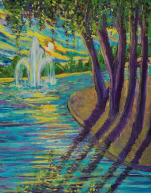Brooke Jiskra | Loose Park Lake Fountain | $150