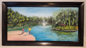 Joe Patterson | Loose Park Lake Fountain | $225